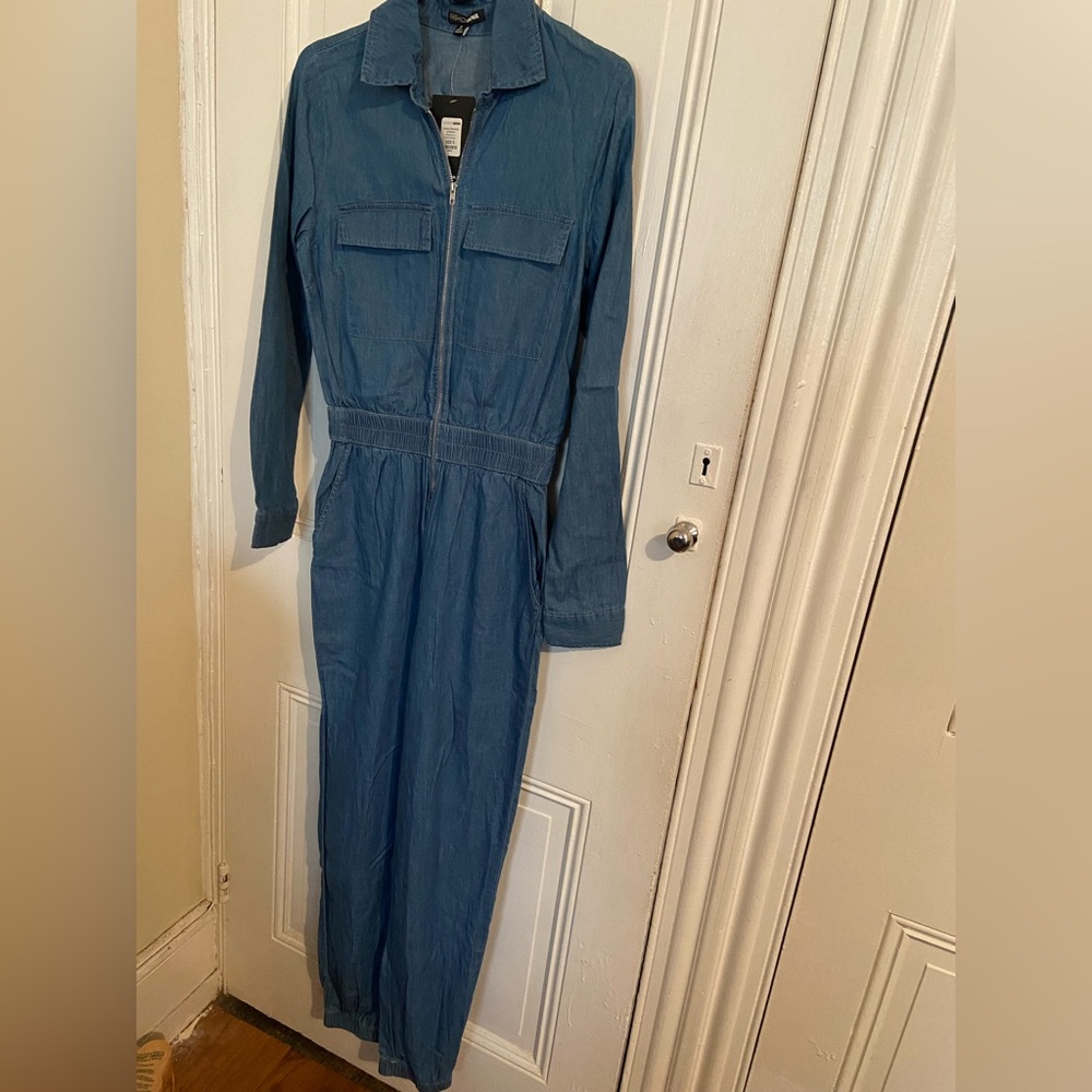 Fashion Nova Denim Jumpsuit
